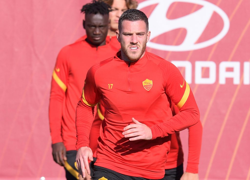 Veretout L'AS Roma in allenamento a TrigoriaL'AS Roma in allenamento a Trigoria