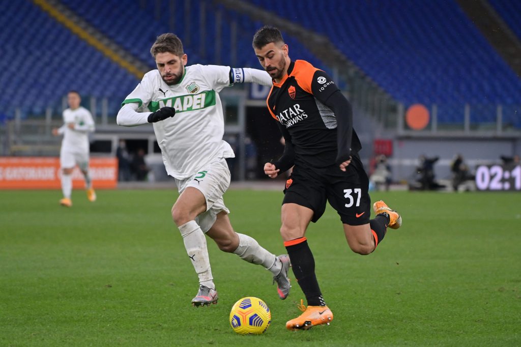 Spinazzola Roma vs Sassuolo -  Serie A TIM 2020/2021