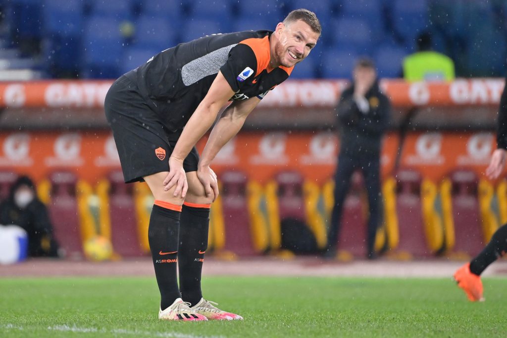 Dzeko Roma vs Sassuolo -  Serie A TIM 2020/2021