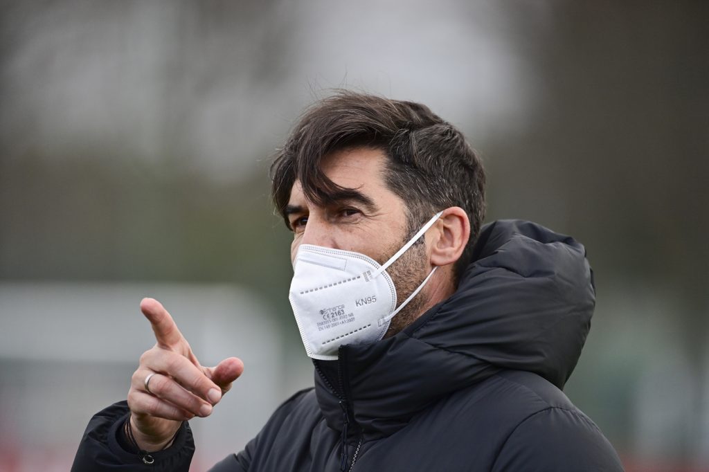 Fonseca L'AS Roma in allenamento a TrigoriaL'AS Roma in allenamento a Trigoria