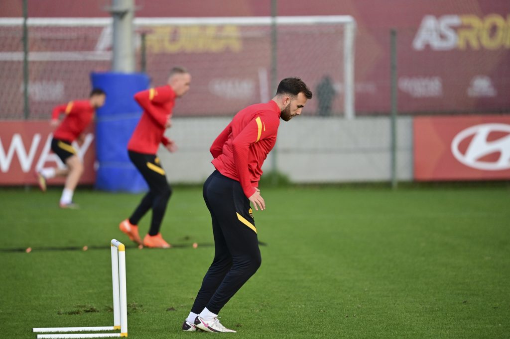Mayoral L'AS Roma in allenamento a TrigoriaL'AS Roma in allenamento a Trigoria