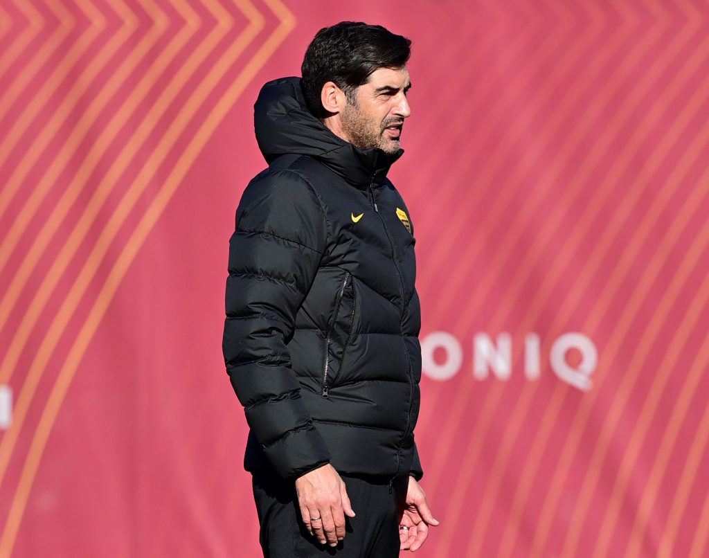 Fonseca AS Roma, sessione di allenamento a TrigoriaAS Roma, sessione di allenamento a Trigoria