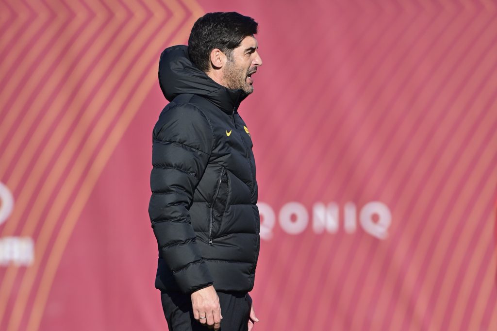 Fonseca AS Roma, sessione di allenamento a TrigoriaAS Roma, sessione di allenamento a Trigoria