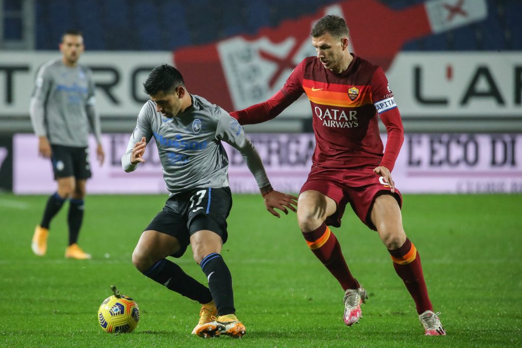 romero dzeko Atalanta vs Roma - Serie A TIM 2020/2021