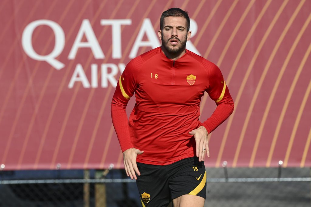 santon AS Roma, sessione di allenamento a Trigoria