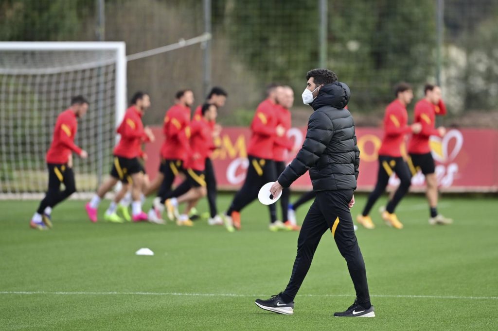 fonseca allenamento-roma-trigoria