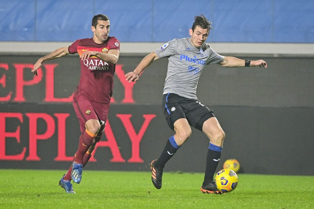 mkhitaryan de roon Atalanta vs Roma - Serie A TIM 2020/2021