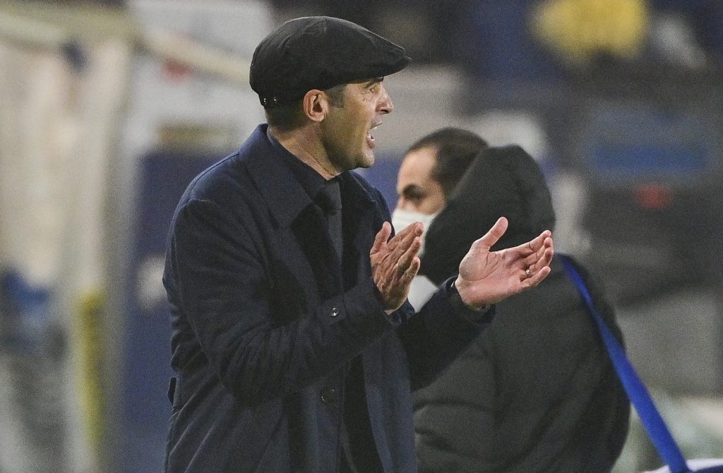 fonseca Atalanta vs Roma - Serie A TIM 2020/2021