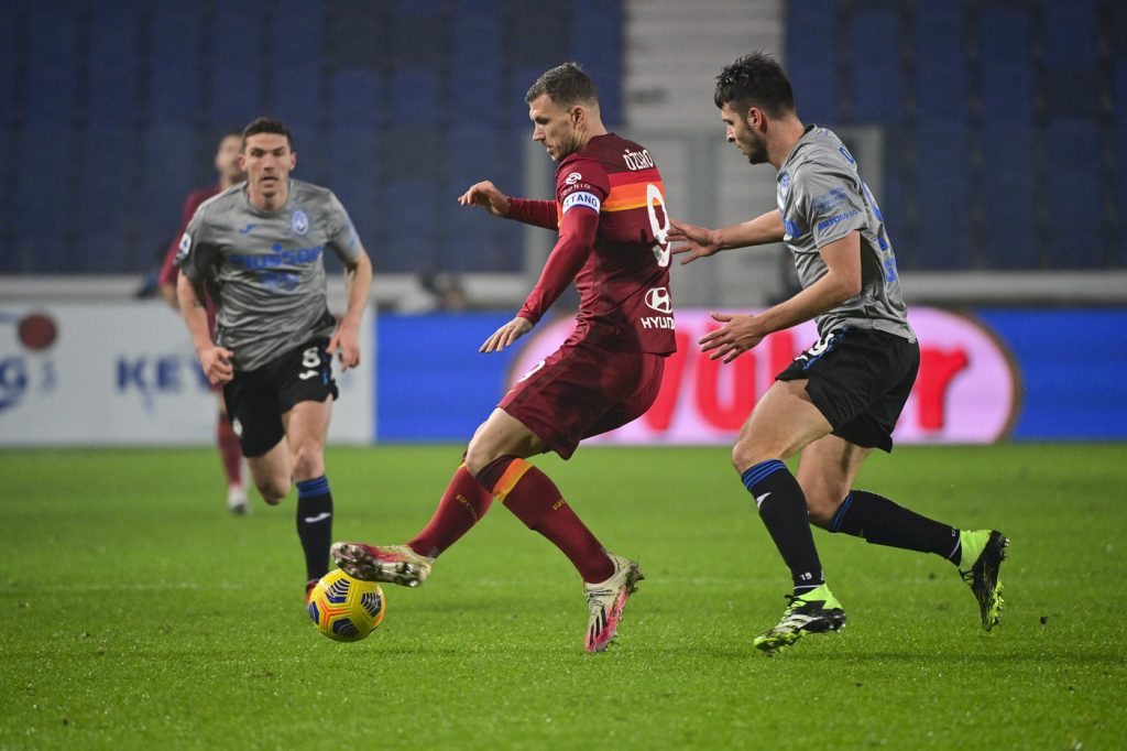 dzeko djimsiti Atalanta vs Roma - Serie A TIM 2020/2021