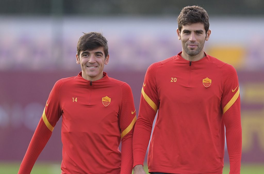 villar fazio L'AS Roma in allenamento a TrigoriaL'AS Roma in allenamento a Trigoria