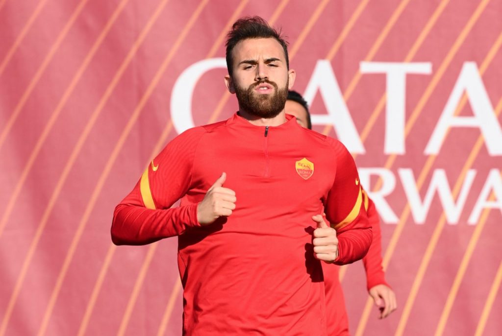 borja-mayoral-allenamento-roma-trigoria