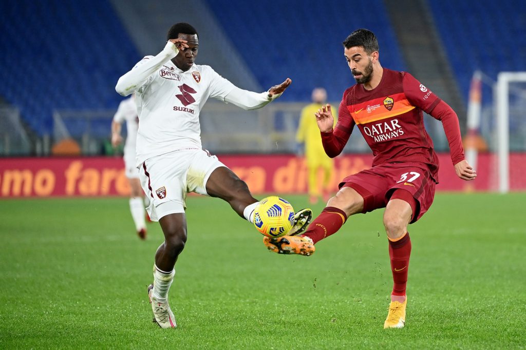 spinazzola singo Roma vs Torino - Serie A TIM 2020/2021