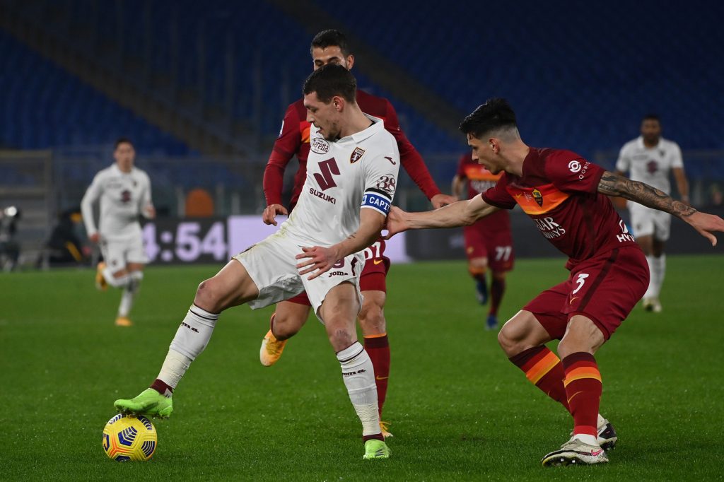 belotti ibanez Roma vs Torino - Serie A TIM 2020/2021