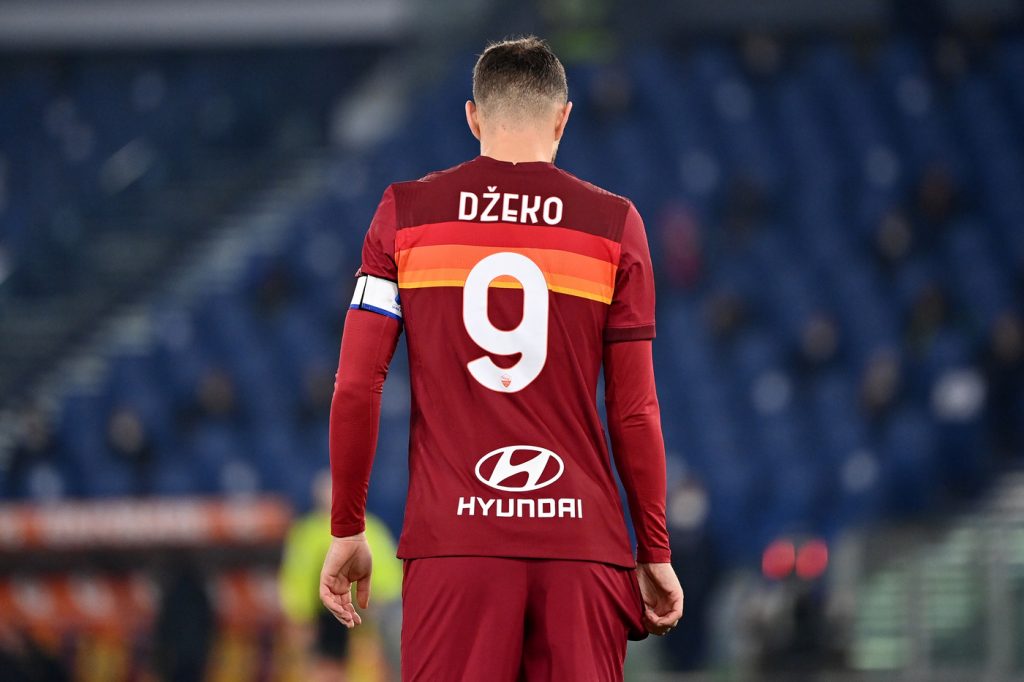 Dzeko Roma vs Cagliari - Serie A TIM 2020/2021