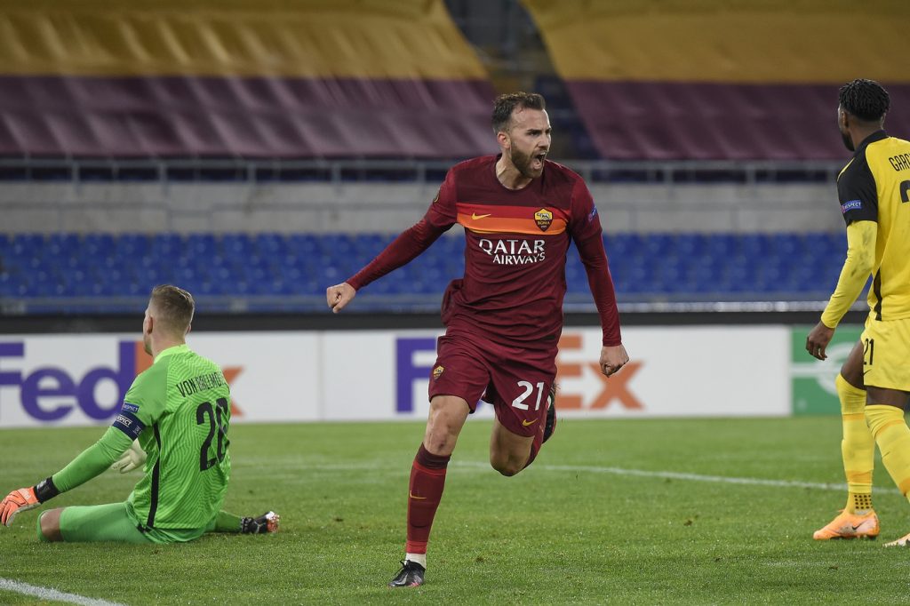 borja mayoral Roma vs Young Boys - UEFA Europa League 2020/2021