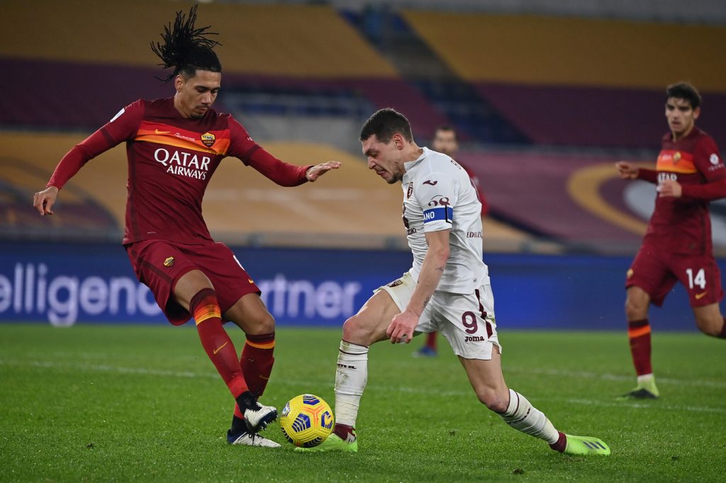 belotti smalling Roma vs Torino - Serie A TIM 2020/2021