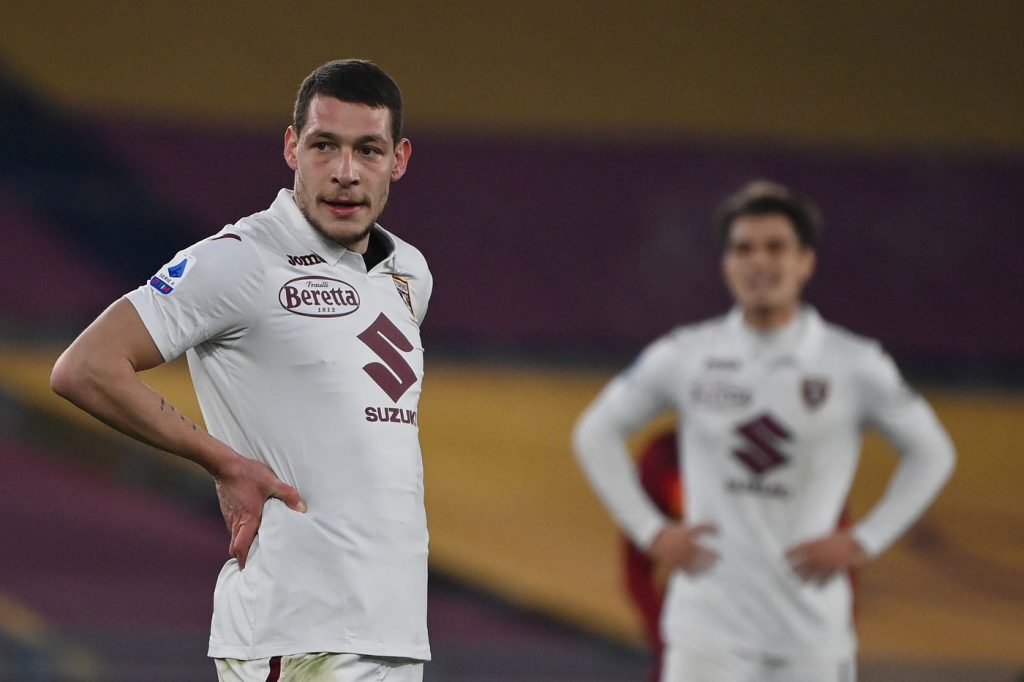 belotti Roma vs Torino - Serie A TIM 2020/2021