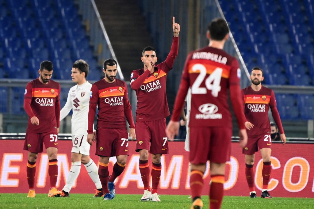 pellegrini Roma vs Torino - Serie A TIM 2020/2021