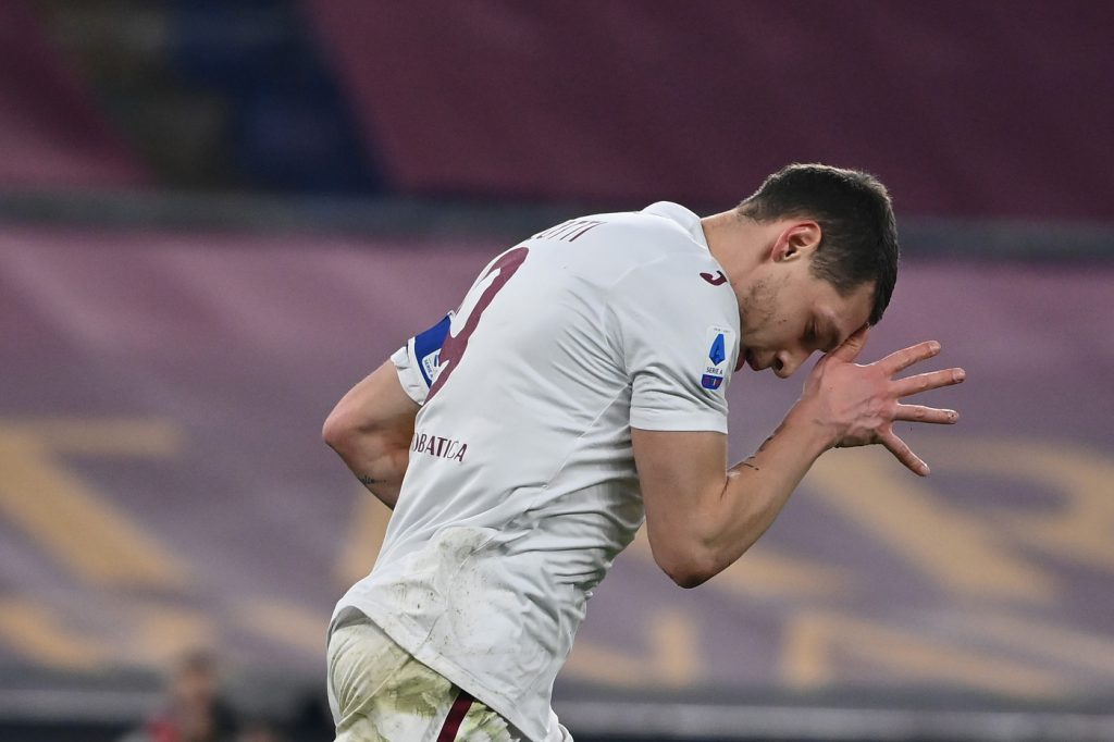 belotti Roma vs Torino - Serie A TIM 2020/2021