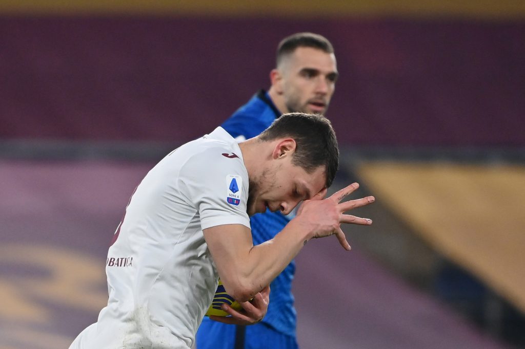 belotti Roma vs Torino - Serie A TIM 2020/2021