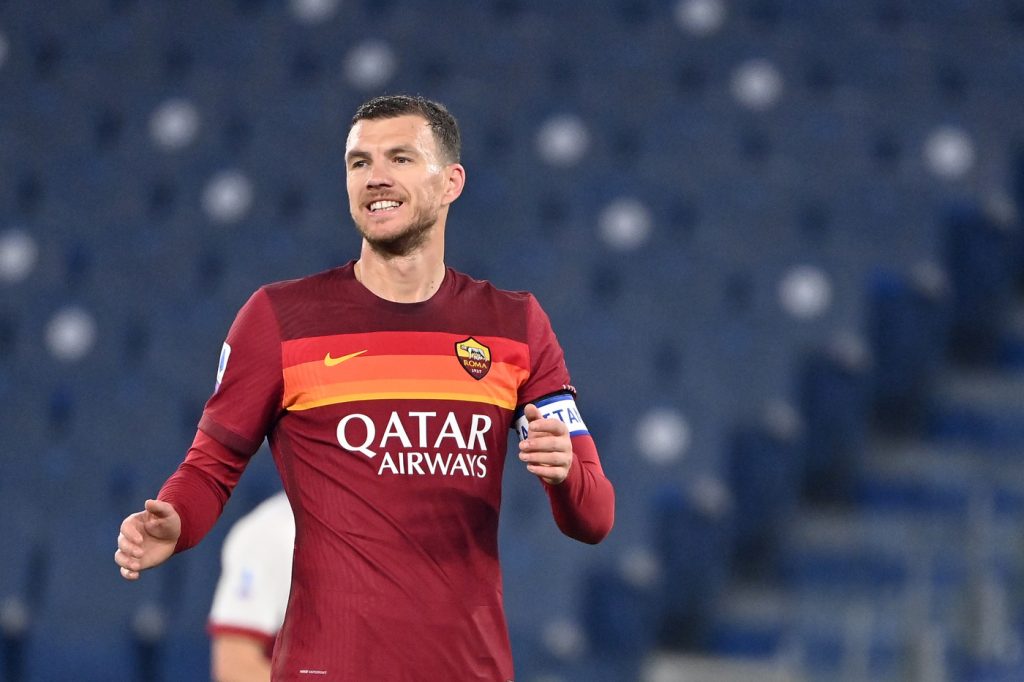 Dzeko Roma vs Cagliari - Serie A TIM 2020/2021