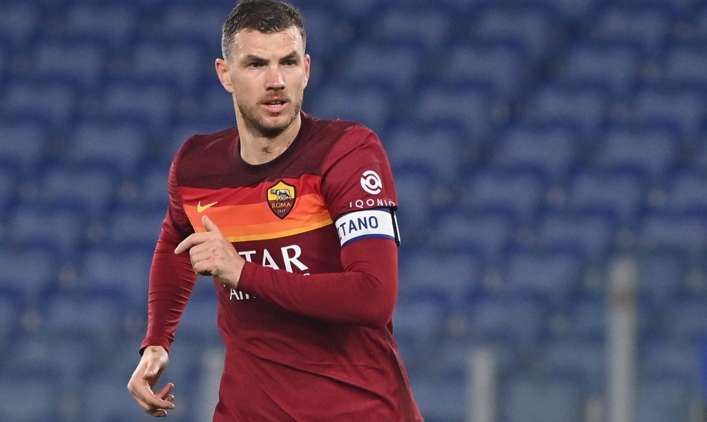 Dzeko Roma vs Cagliari - Serie A TIM 2020/2021