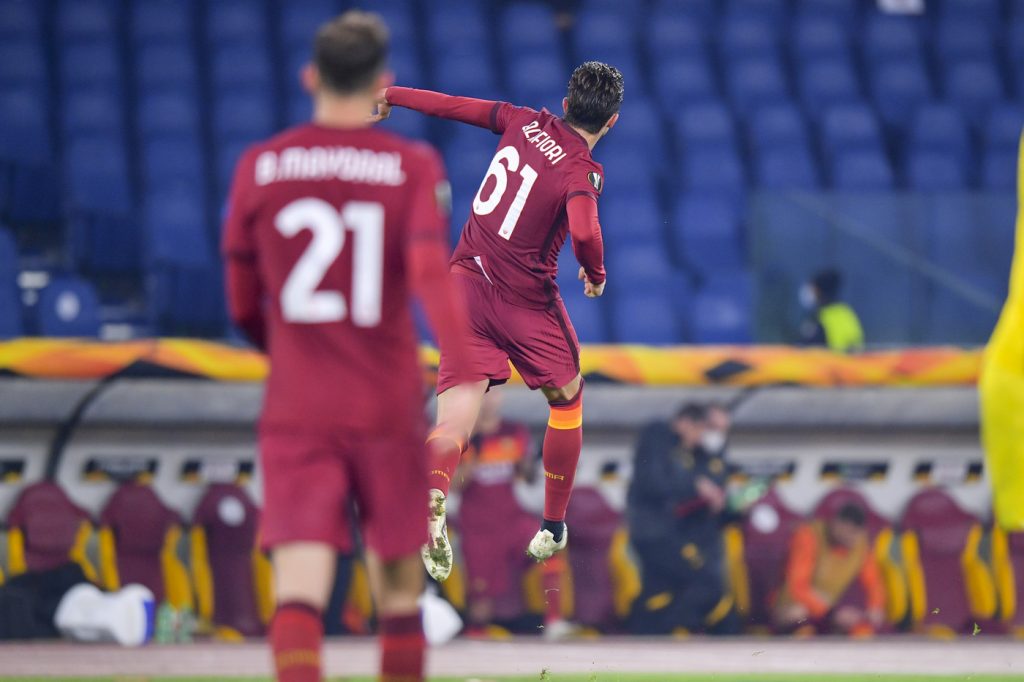 calafiori Roma vs Young Boys - UEFA Europa League 2020/2021