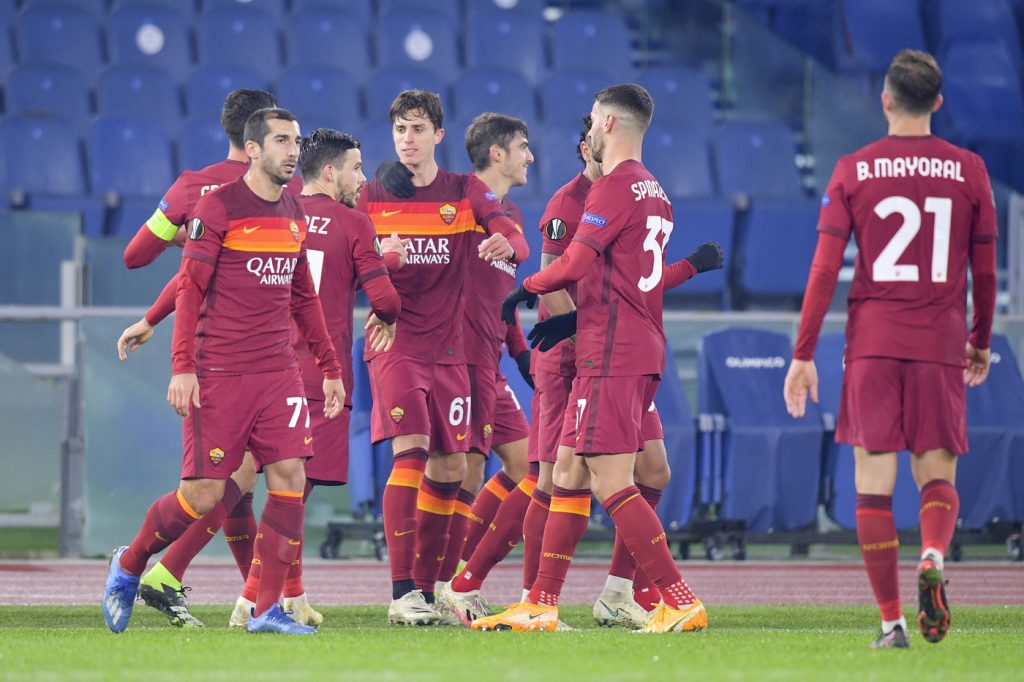 calafiori Roma vs Young Boys - UEFA Europa League 2020/2021