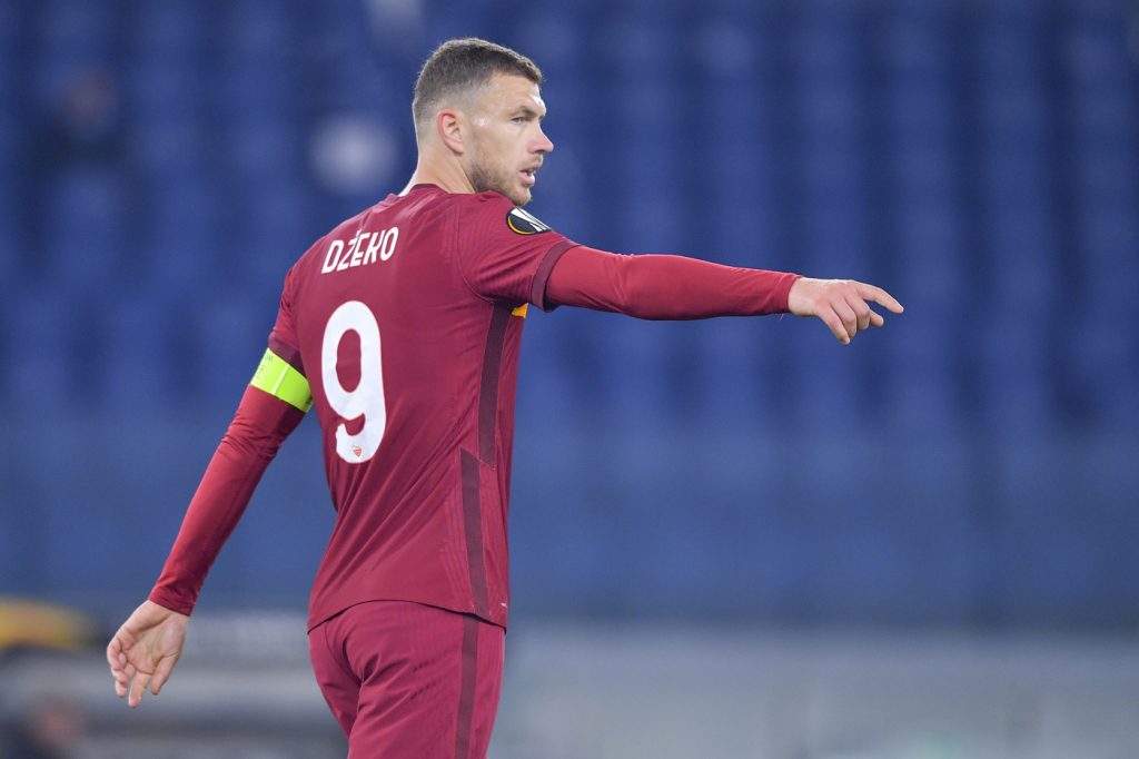 dzeko Roma vs Young Boys - UEFA Europa League 2020/2021