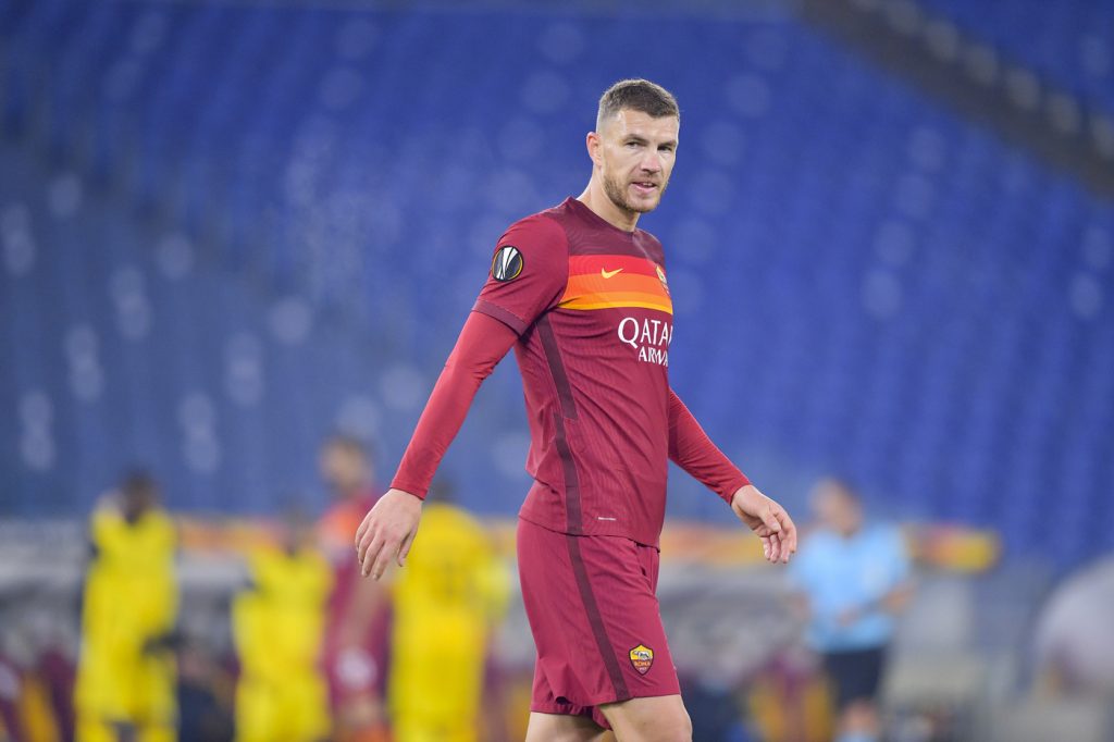 dzeko Roma vs Young Boys - UEFA Europa League 2020/2021