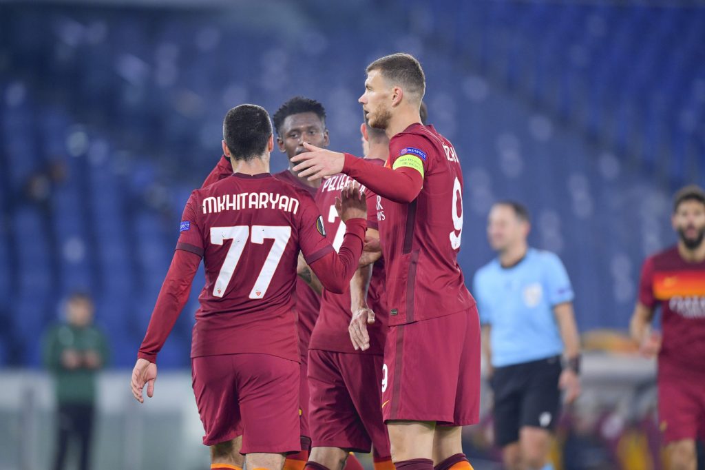 Dzeko Roma vs Young Boys - UEFA Europa League 2020/2021