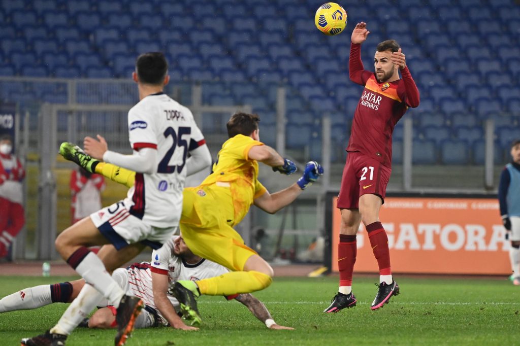 Borja Mayoral  Roma vs Cagliari - Serie A TIM 2020/2021