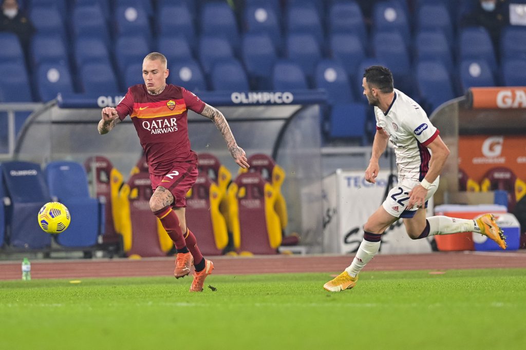 Karsdorp Roma vs Cagliari - Serie A TIM 2020/2021