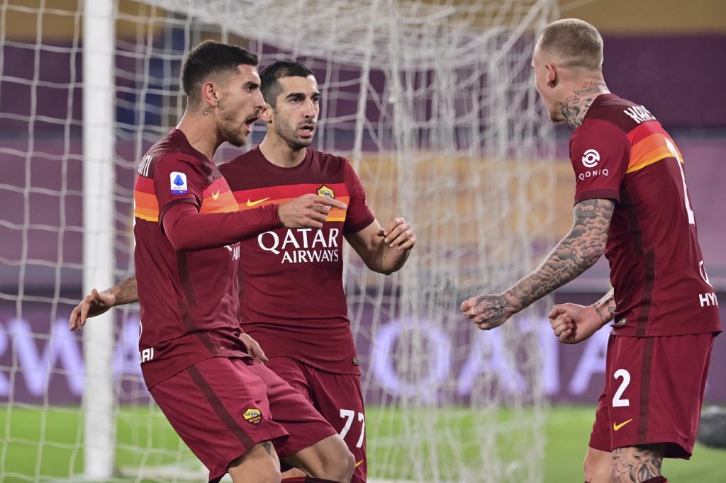 Mkhitaryan Bruno Peres Karsdorp Roma- Cagliari