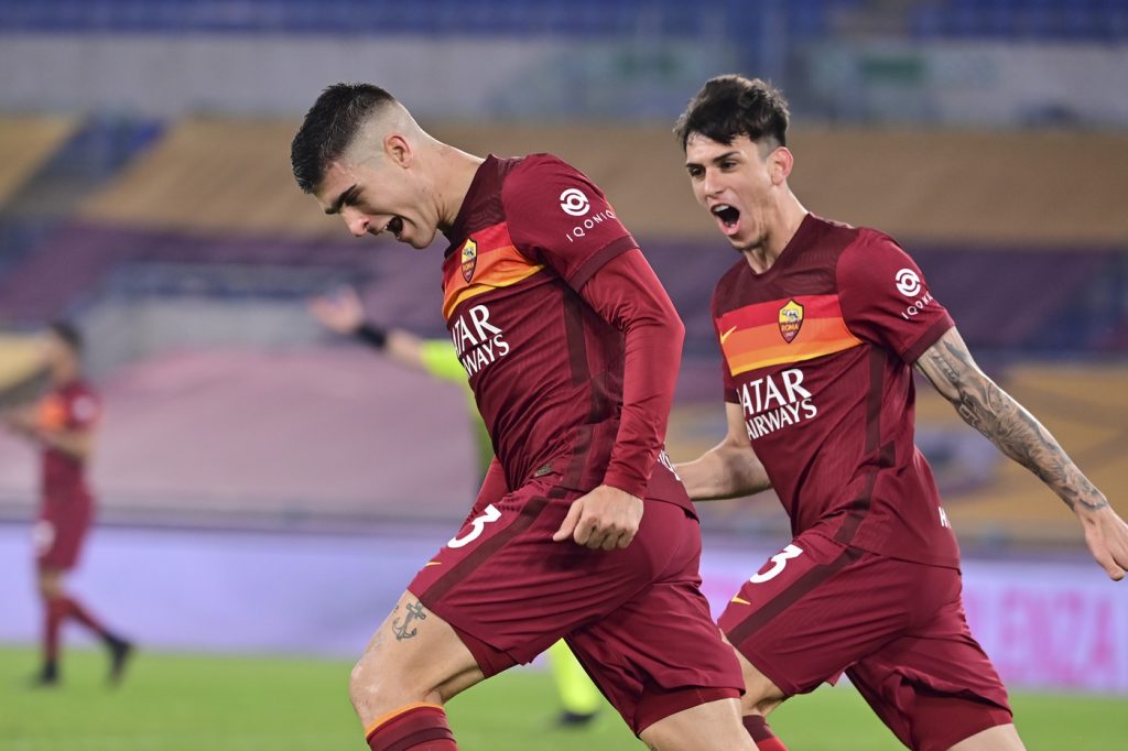Mancini Ibanez Gol Roma-Cagliari