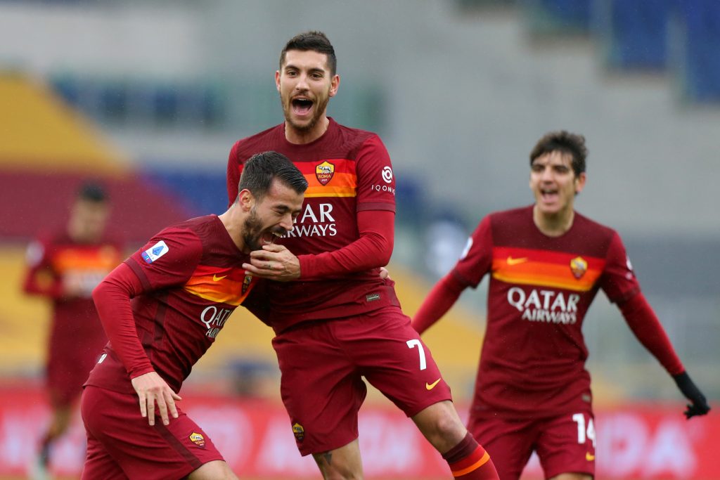 AS Roma v FC Internazionale - Serie A Esultanza gol Pellegrini