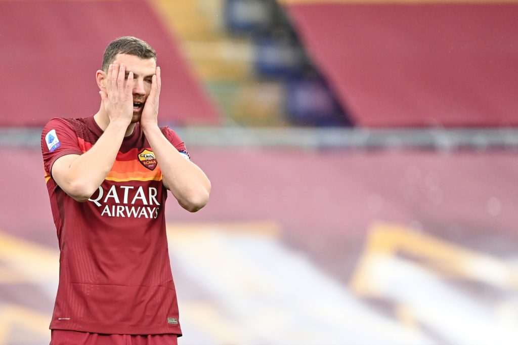 Roma vs Inter - Serie A TIM 2020/2021 Dzeko