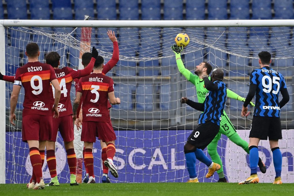 Roma vs Inter - Serie A TIM 2020/2021 Pau Lopez