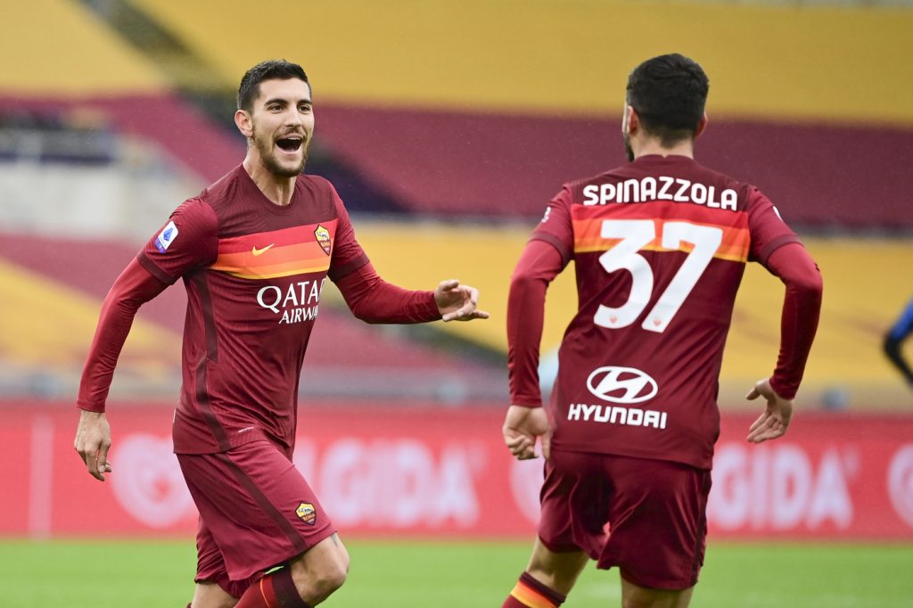 Roma vs Inter - Serie A TIM 2020/2021 Spinazzola Pellegrini
