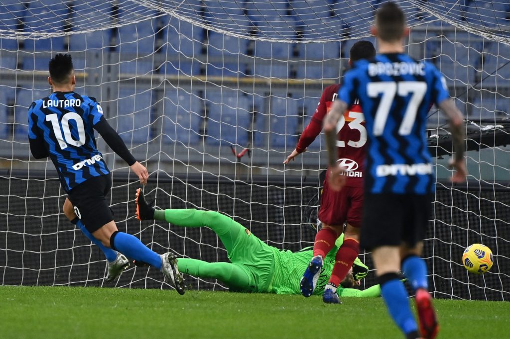 Roma vs Inter - Serie A TIM 2020/2021 Lautaro Pau Lopez