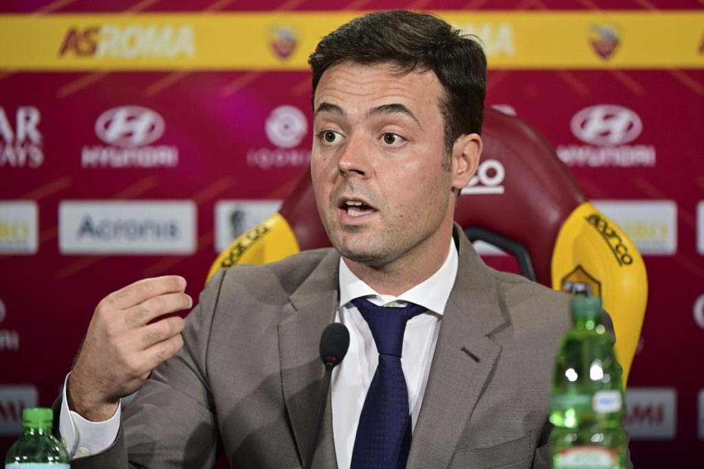 As Roma, la Conferenza Stampa di presentazione di  Tiago Pinto