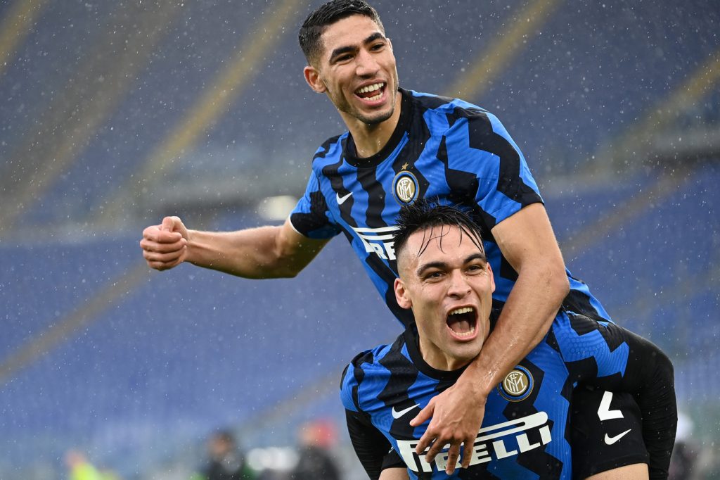 Roma vs Inter - Serie A TIM 2020/2021 Hakimi Lautaro