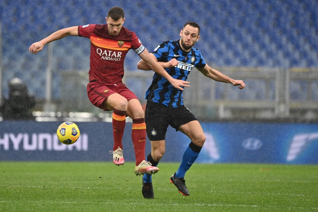 Roma vs Inter - Serie A TIM 2020/2021 Dzeko