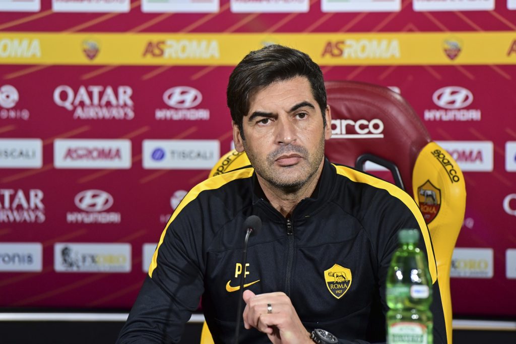 AS Roma, la conferenza stampa dell'allenatore Paulo Fonseca