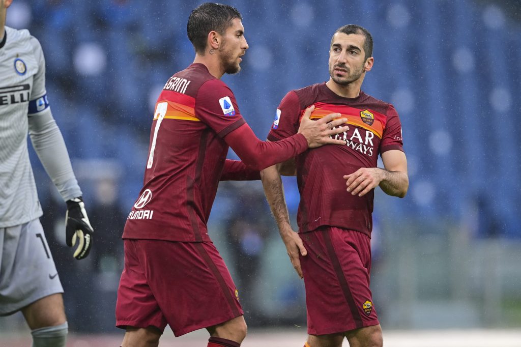 Roma vs Inter - Serie A TIM 2020/2021 Mkhitaryan Pellegrini