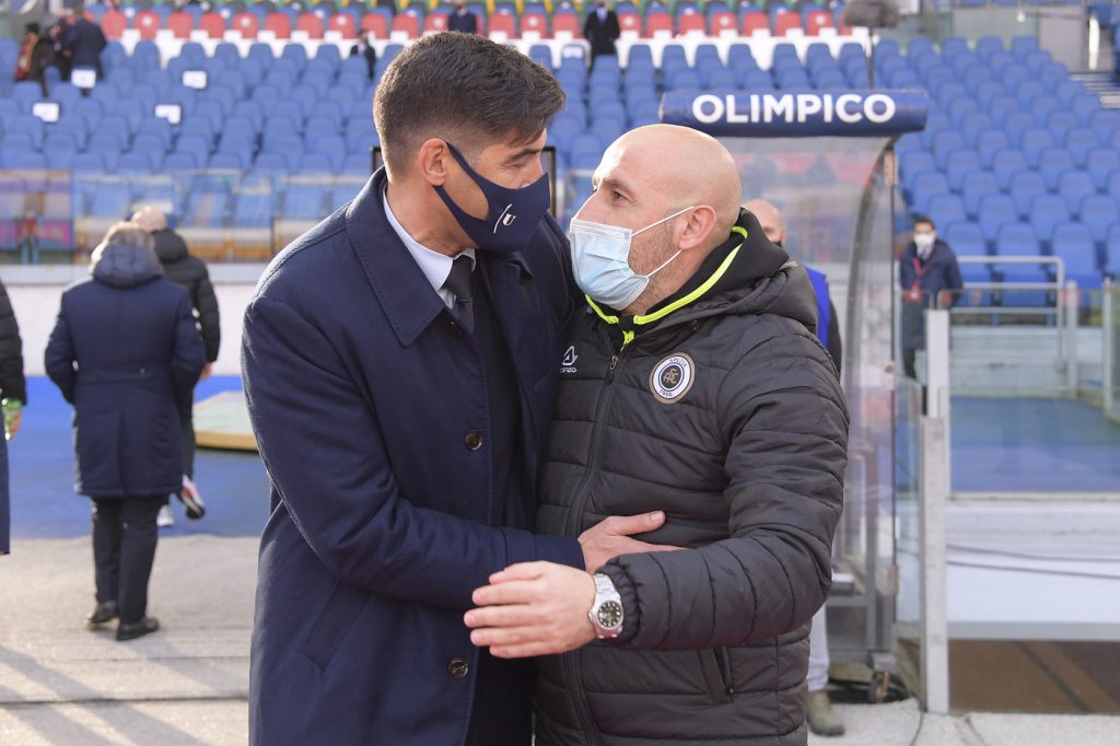 Roma vs Spezia - Serie A TIM 2020/20211 Fonseca Italiano