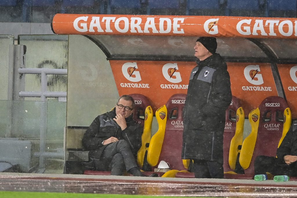 Ranieri Roma-Sampdoria Serie A