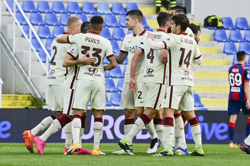Crotone Roma Esultanza gol Mkhitaryan