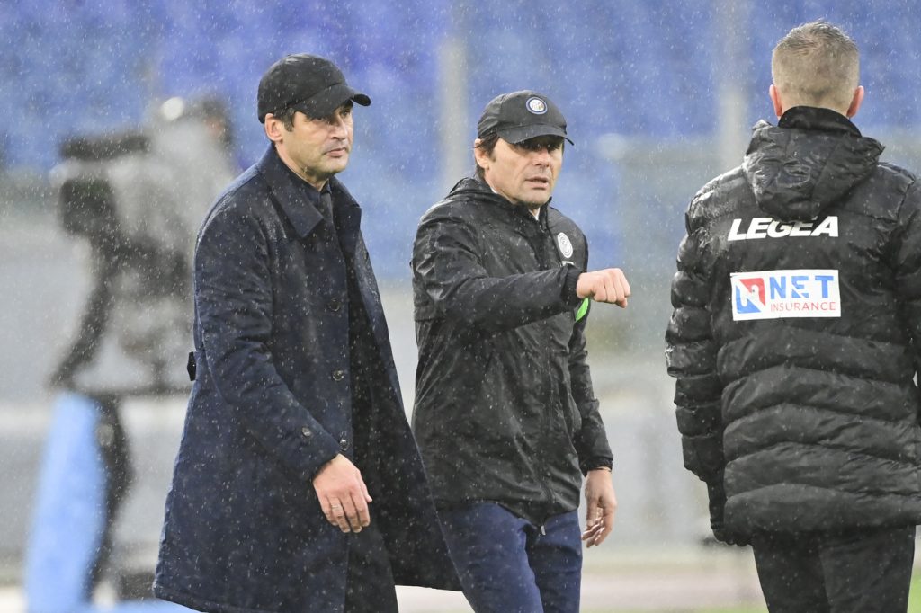 Roma vs Inter - Serie A TIM 2020/2021 Conte Fonseca