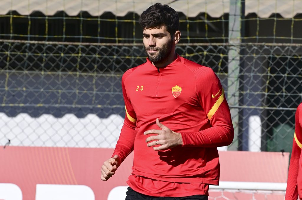 Fazio L'AS Roma in allenamento a TrigoriaL'AS Roma in allenamento a Trigoria